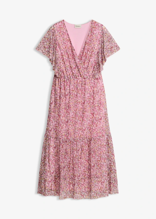 Robe midi en mesh doux