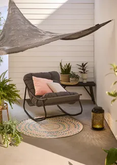 Solar LED schaduwdoek, Kleur: lichtgrijs