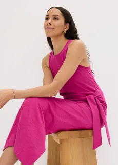 Robe longue en coton • rose fuchsia • Boutique bonprix