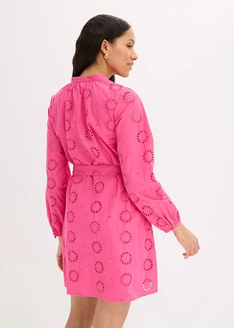Rochie-bluză din bumbac organic 100% • roz pinklady • magazin bonprix