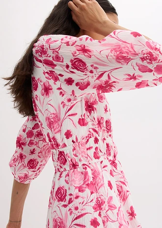 Midi šaty z viskózové směsi • pinklady s potiskem • bonprix obchod