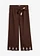 Linnen culotte met riem (2-dlg. set), Kleur: donkerbruin