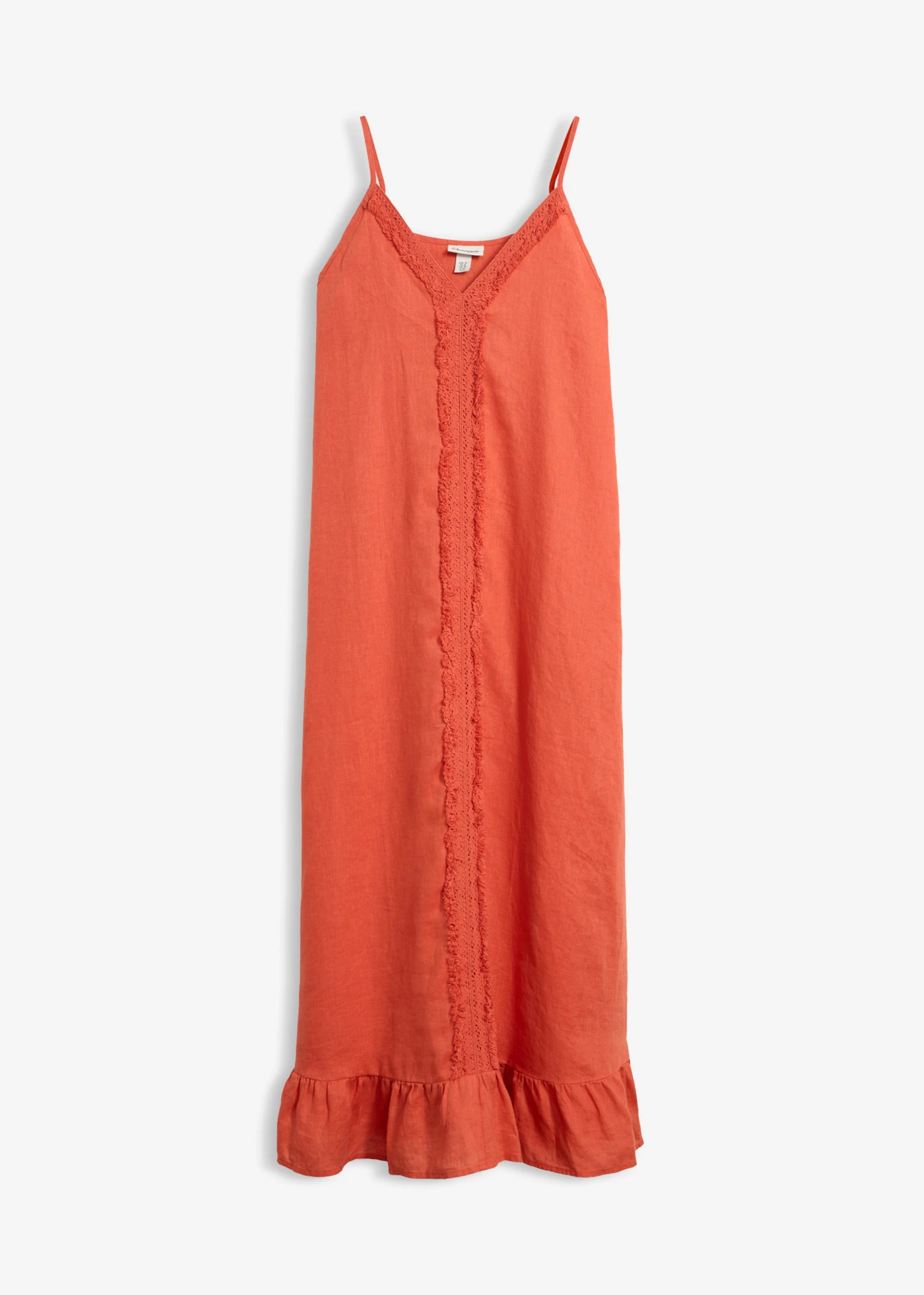 Maxi jurk van puur linnen • kaneelrood • product-page.page-title-suffix