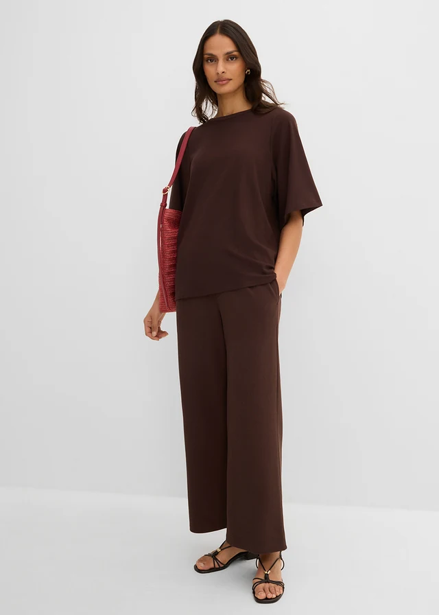 T-shirt côtelé • marron foncé • product-page.page-title-suffix