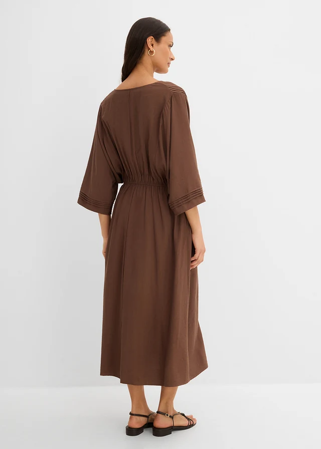 Rochie tip caftan, culoare: maro