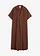 Robe caftan en gaze de coton douce, Couleur: marron