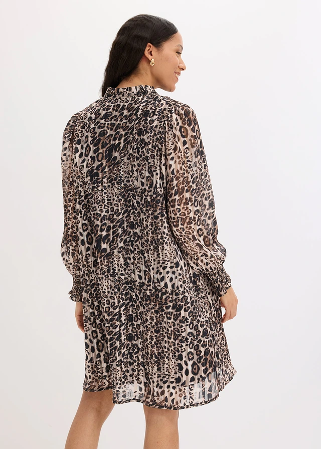 Jurk • beige-bruin luipaardprint • product-page.page-title-suffix