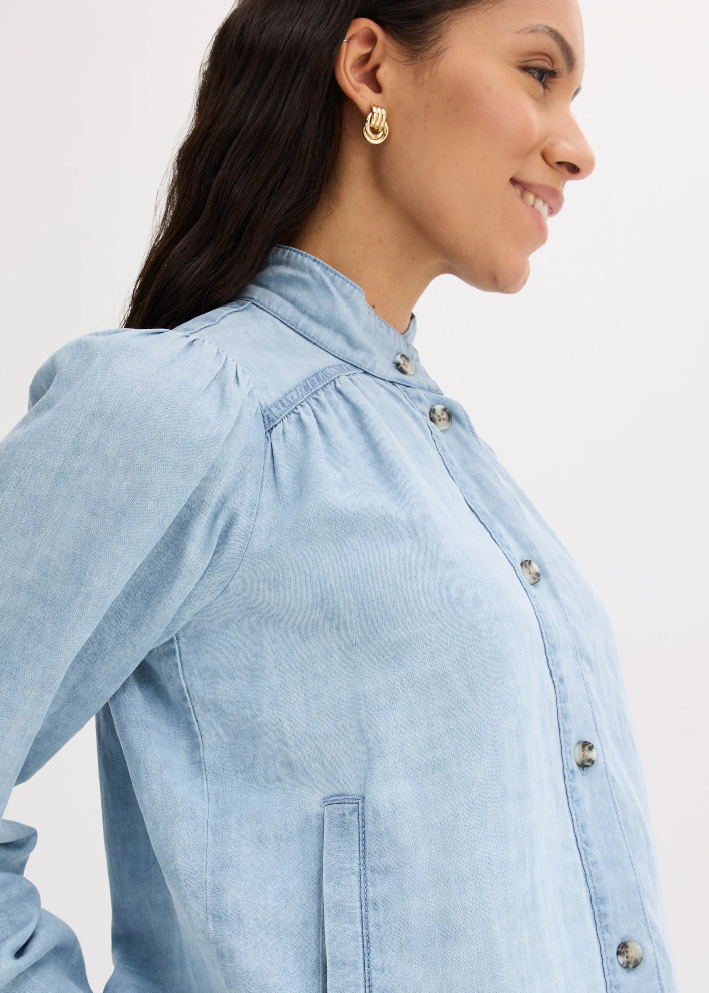 Veste courte • bleu-bleu clair • Boutique bonprix