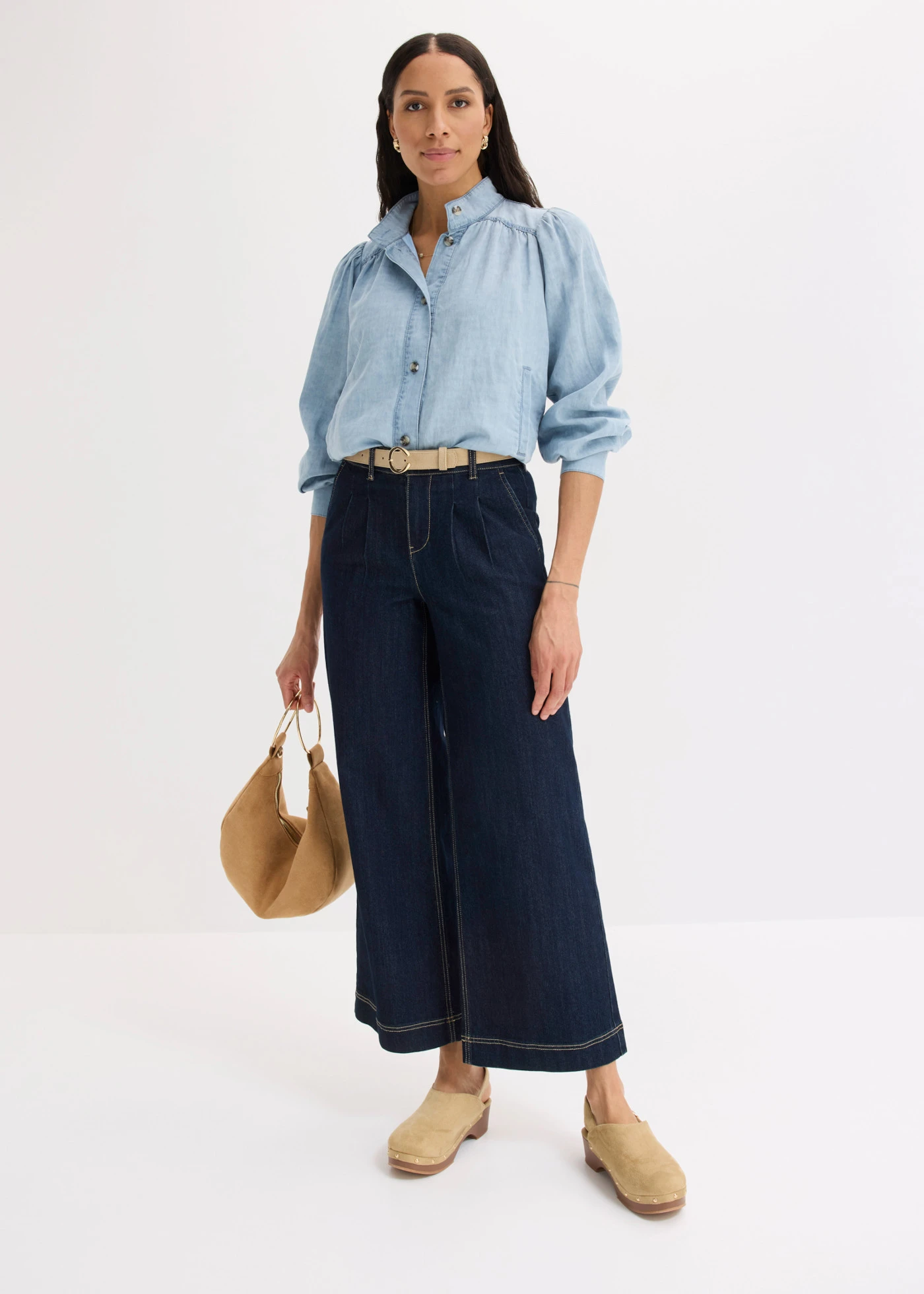 Veste courte • bleu-bleu clair • Boutique bonprix