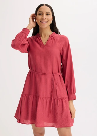 Robe-tunique douce, Couleur: rouge cerise