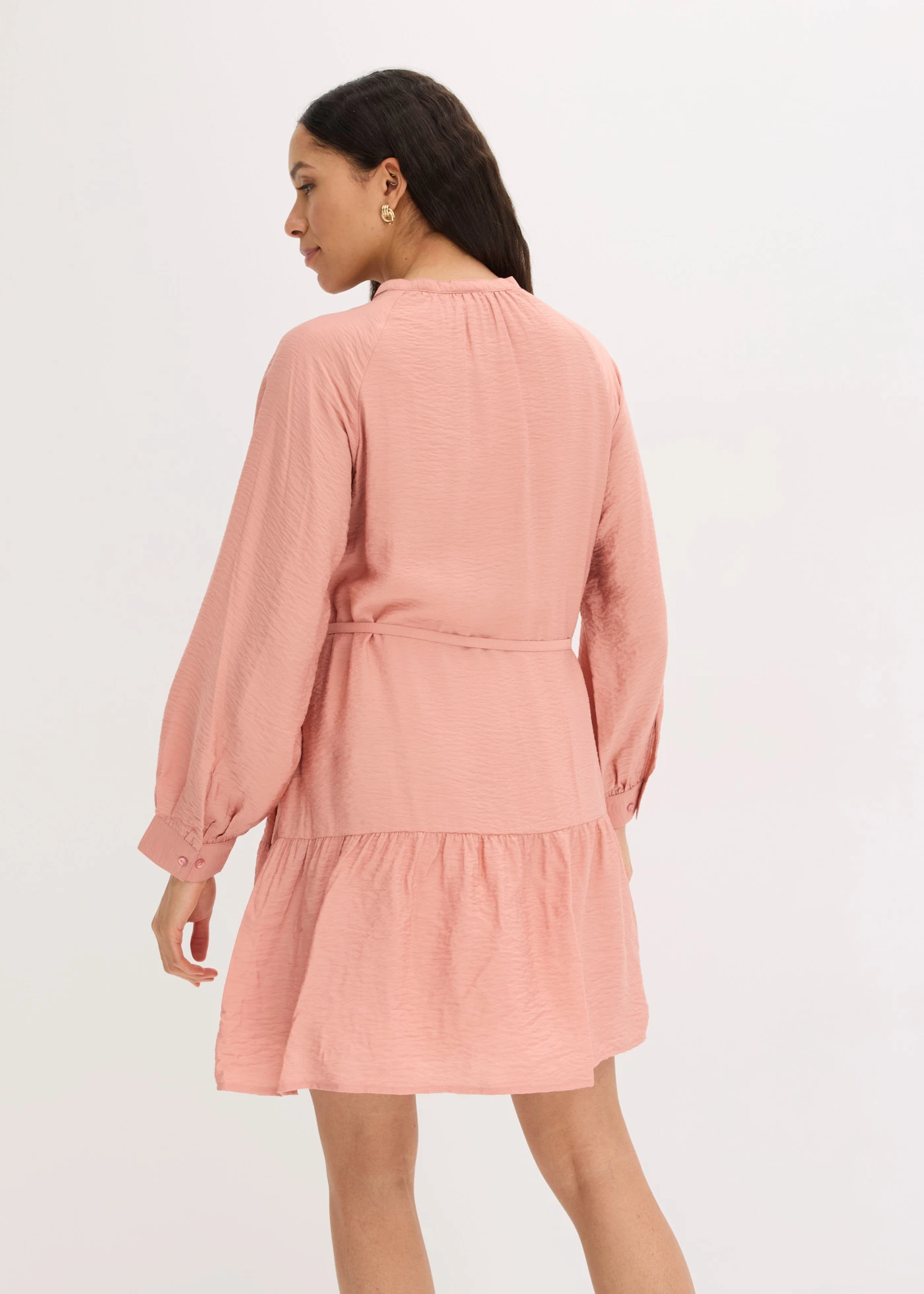 Tuniekjurk van zachte viscose-mix • poederbruin • bonprix online shop