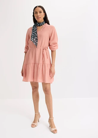 Tuniekjurk van zachte viscose-mix • poederbruin • bonprix online shop
