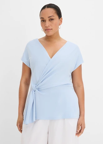 Top van Punto di Roma, Kleur: poederblauw