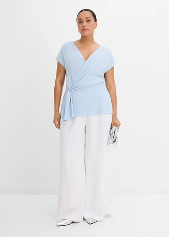 Top van Punto di Roma, Kleur: poederblauw