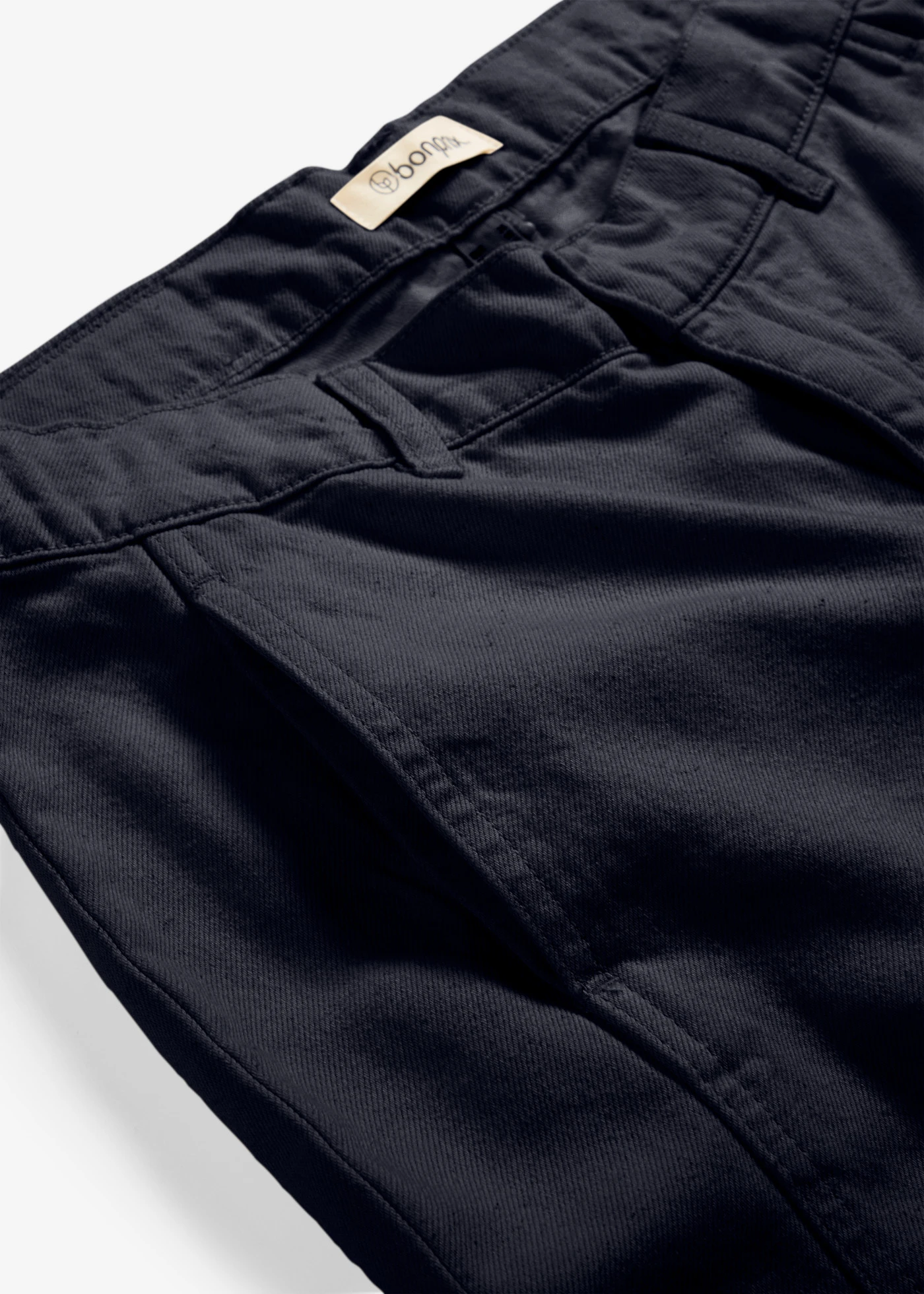 Jean barrel, taille mi-haute • bleu foncé denim brut • Boutique bonprix