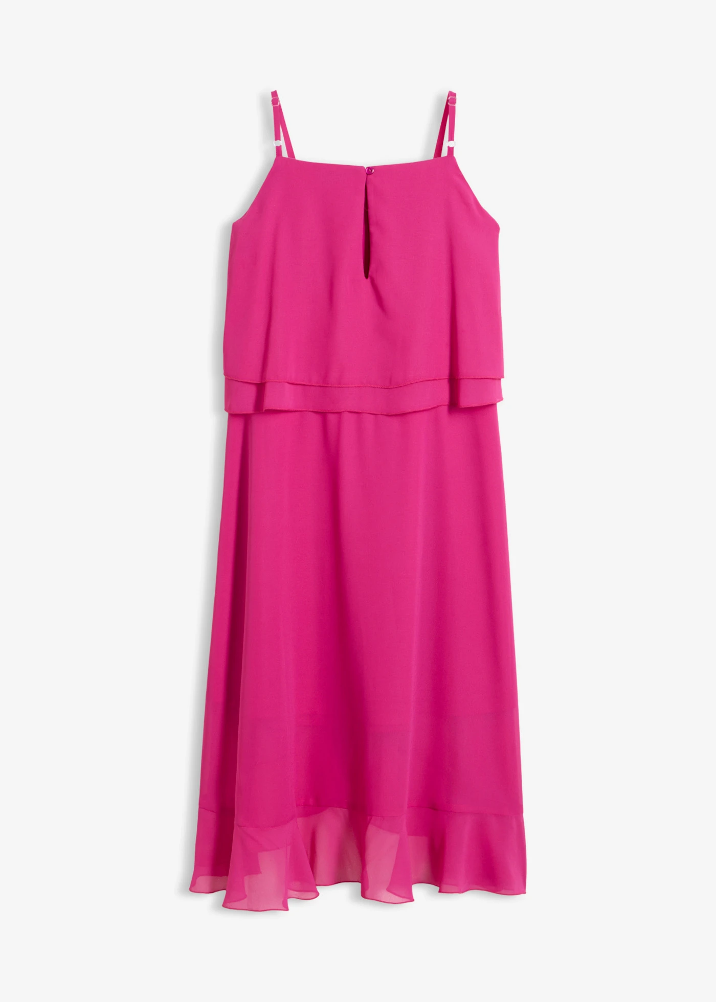 Chiffonjurk • fuchsiapink • bonprix online shop