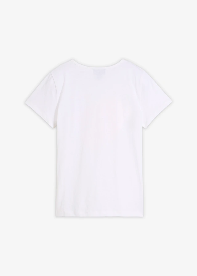 T-shirt 100% coton • blanc imprimé • product-page.page-title-suffix