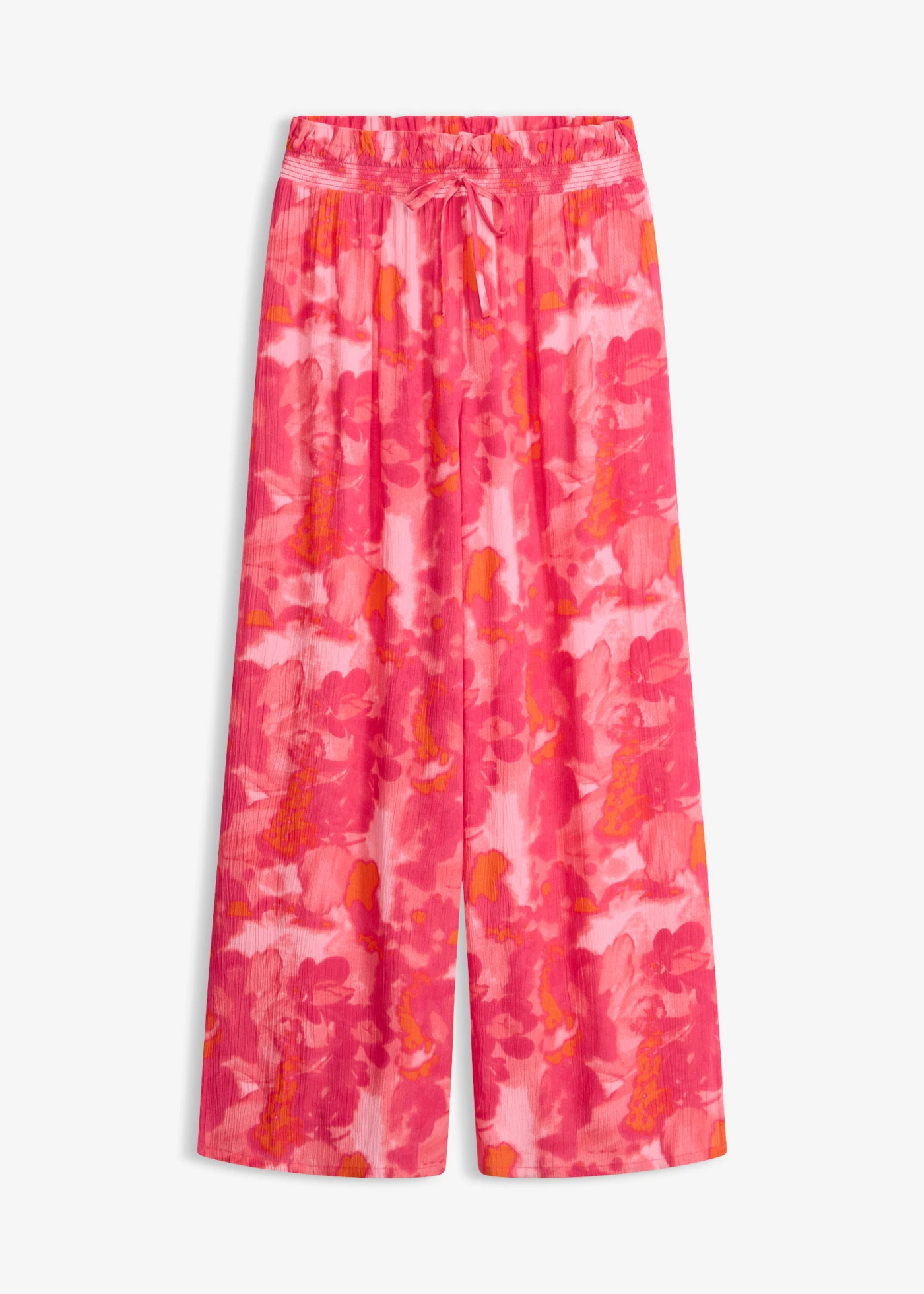 Pantaloni de plajă din material texturat • corai-pink • magazin bonprix