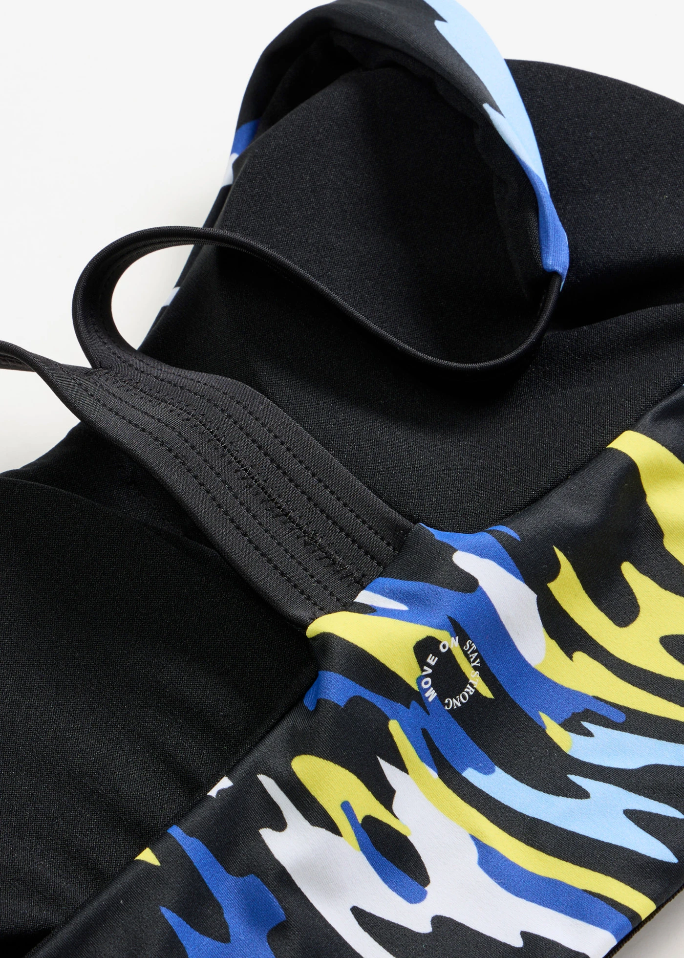Sportovní bikinový top z rychleschnoucího materiálu • černá /pestré barvy • bonprix obchod