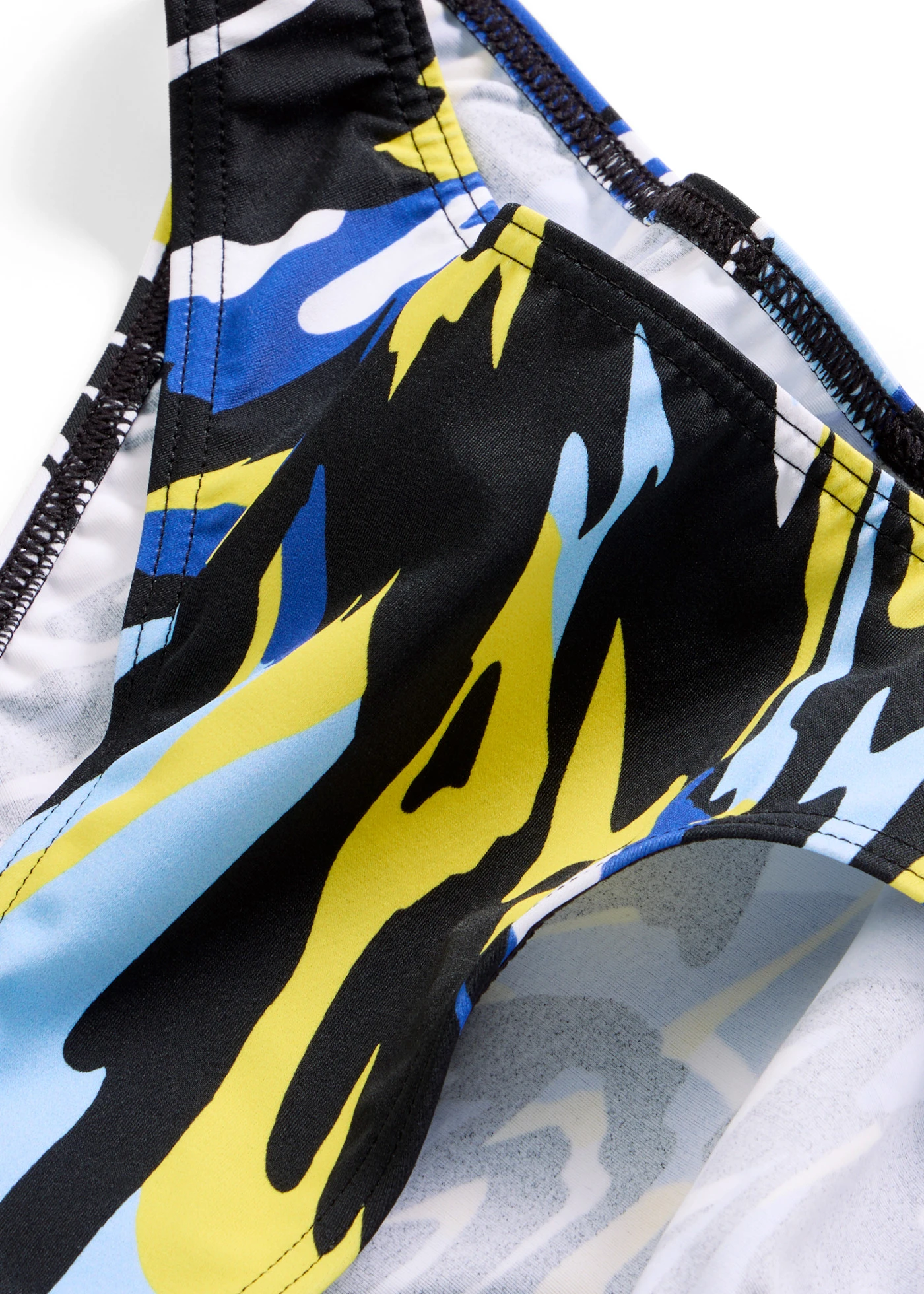 Sport bikinibroekje van sneldrogend materiaal • zwart-meerkleurig • product-page.page-title-suffix