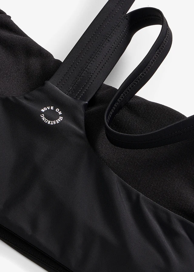 Sportieve bralette bikinitop van sneldrogend materiaal • zwart • product-page.page-title-suffix
