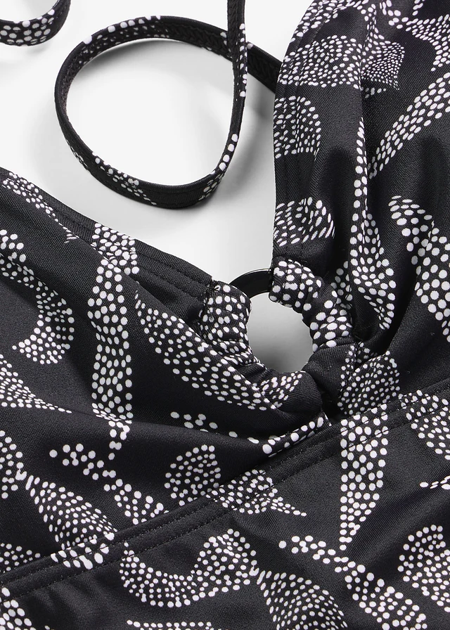 Tankini (2-részes szett) • fekete/mintás • bonprix áruház