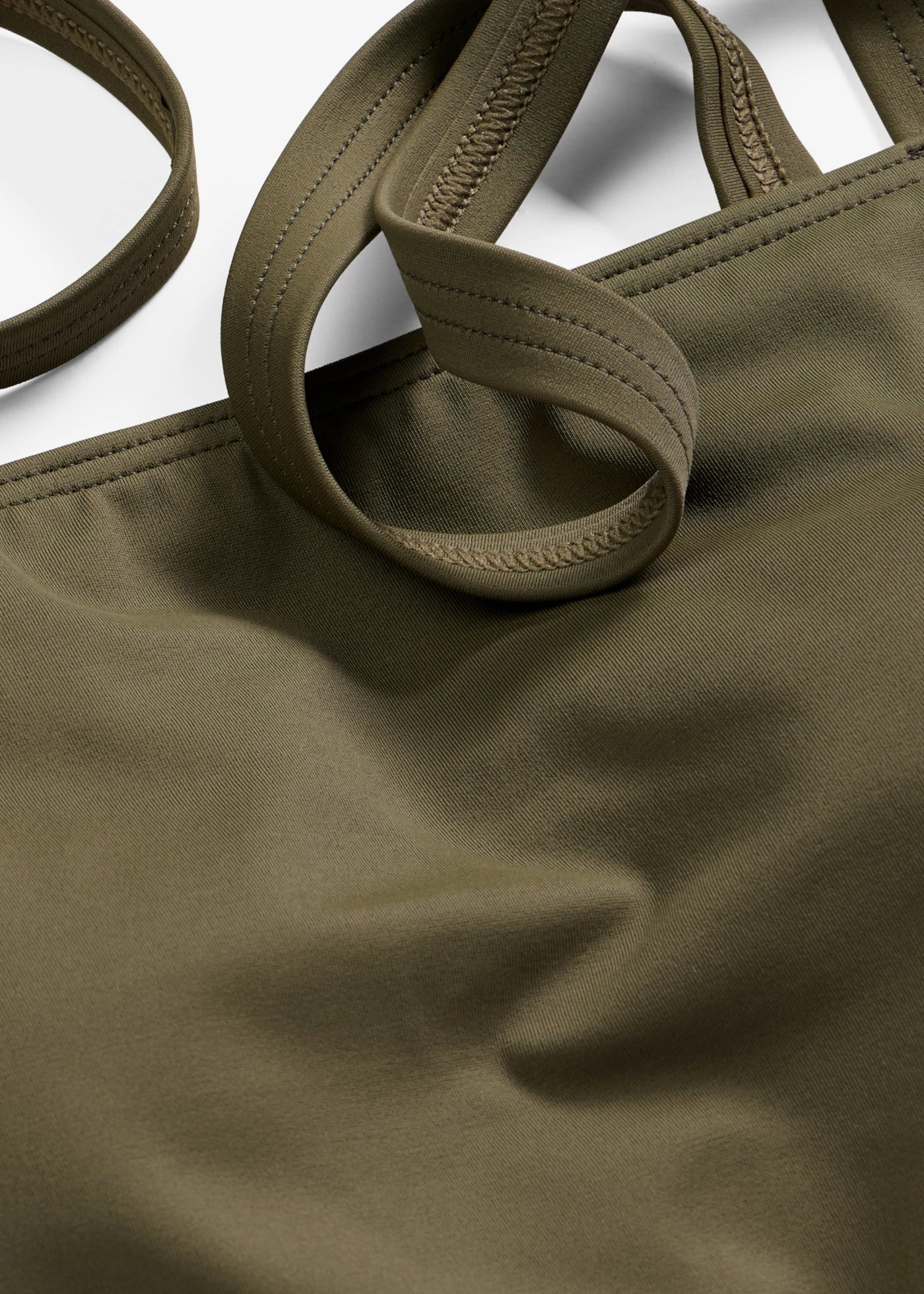 Maillot 1 pièce à encolure carrée • olive foncé • Boutique bonprix