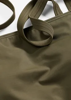 Maillot 1 pièce à encolure carrée • olive foncé • Boutique bonprix