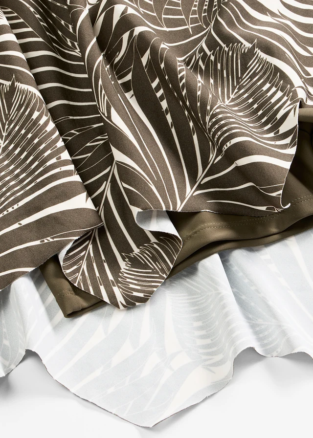 Badpakjurk met geïntegreerd badpak • offwhite-donkerolijfgroen met print • product-page.page-title-suffix