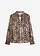 Blouse, Kleur: beige-bruin luipaardprint