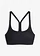 Sportieve bralette bikinitop van sneldrogend materiaal, Kleur: zwart