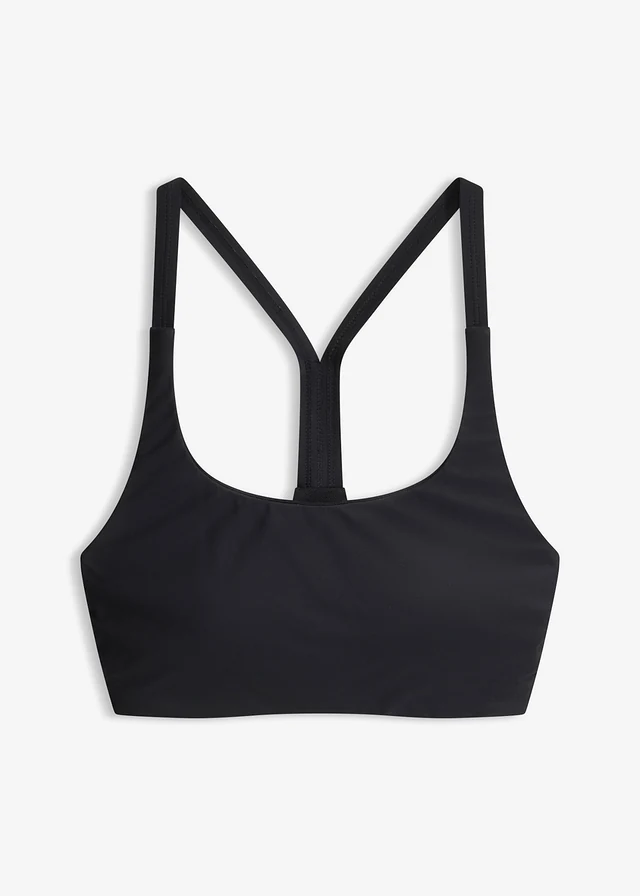 Sportovní bikinový top z rychleschnoucího materiálu, barva: černá