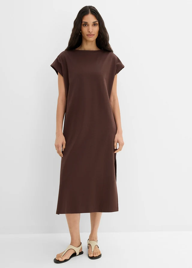 Robe en jersey coton • marron foncé • product-page.page-title-suffix