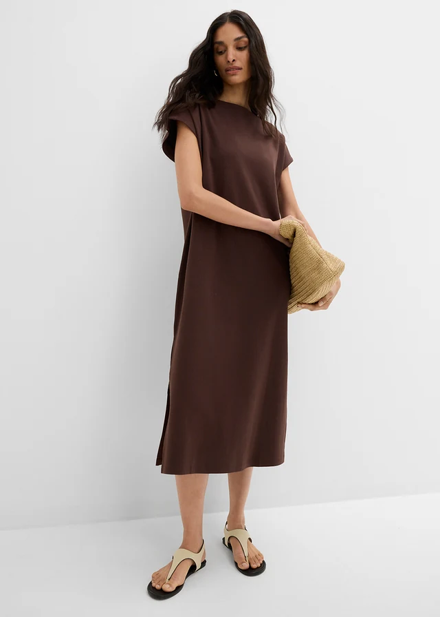 Robe en jersey coton • marron foncé • product-page.page-title-suffix