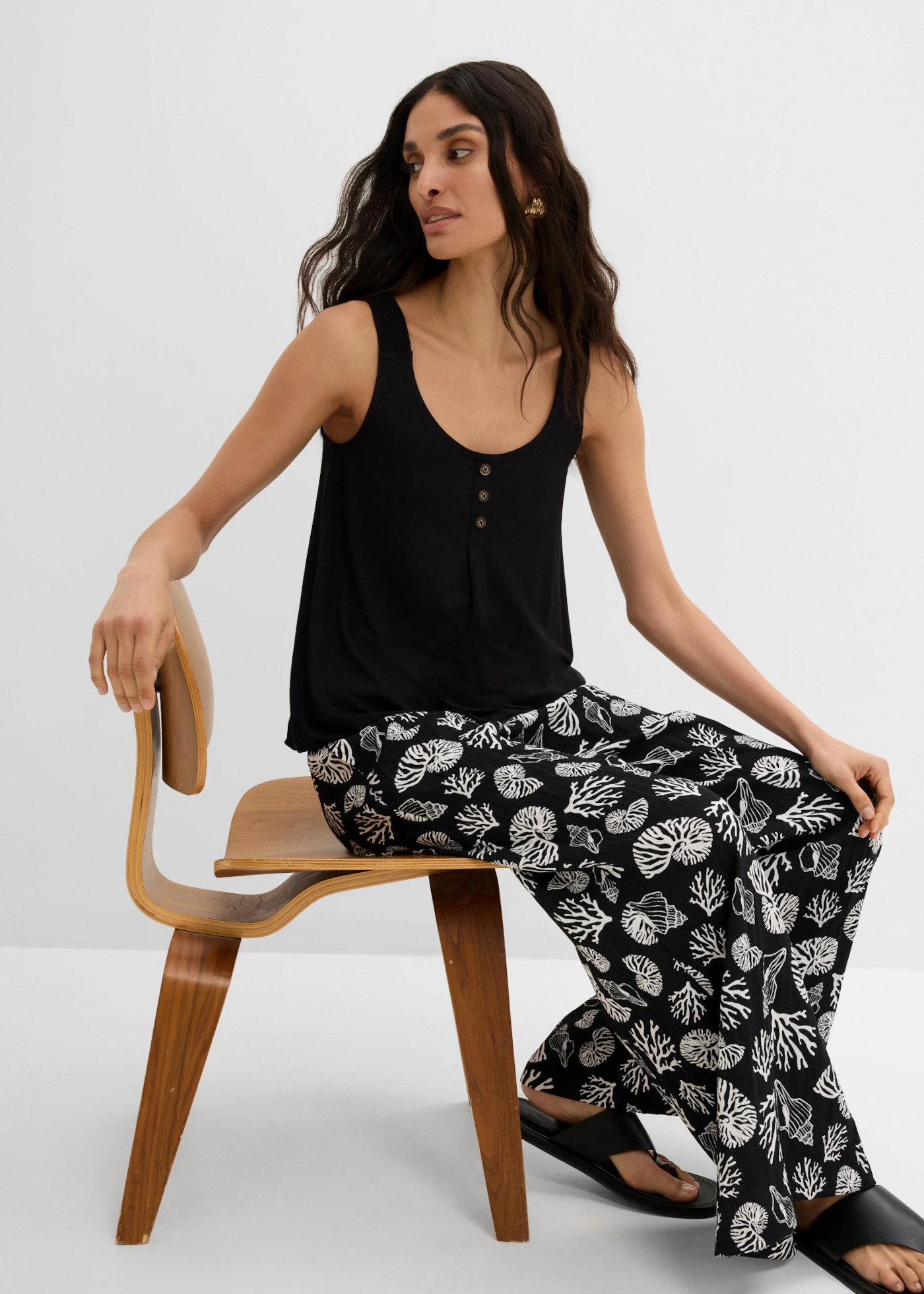 Top en viscose extensible • noir • product-page.page-title-suffix