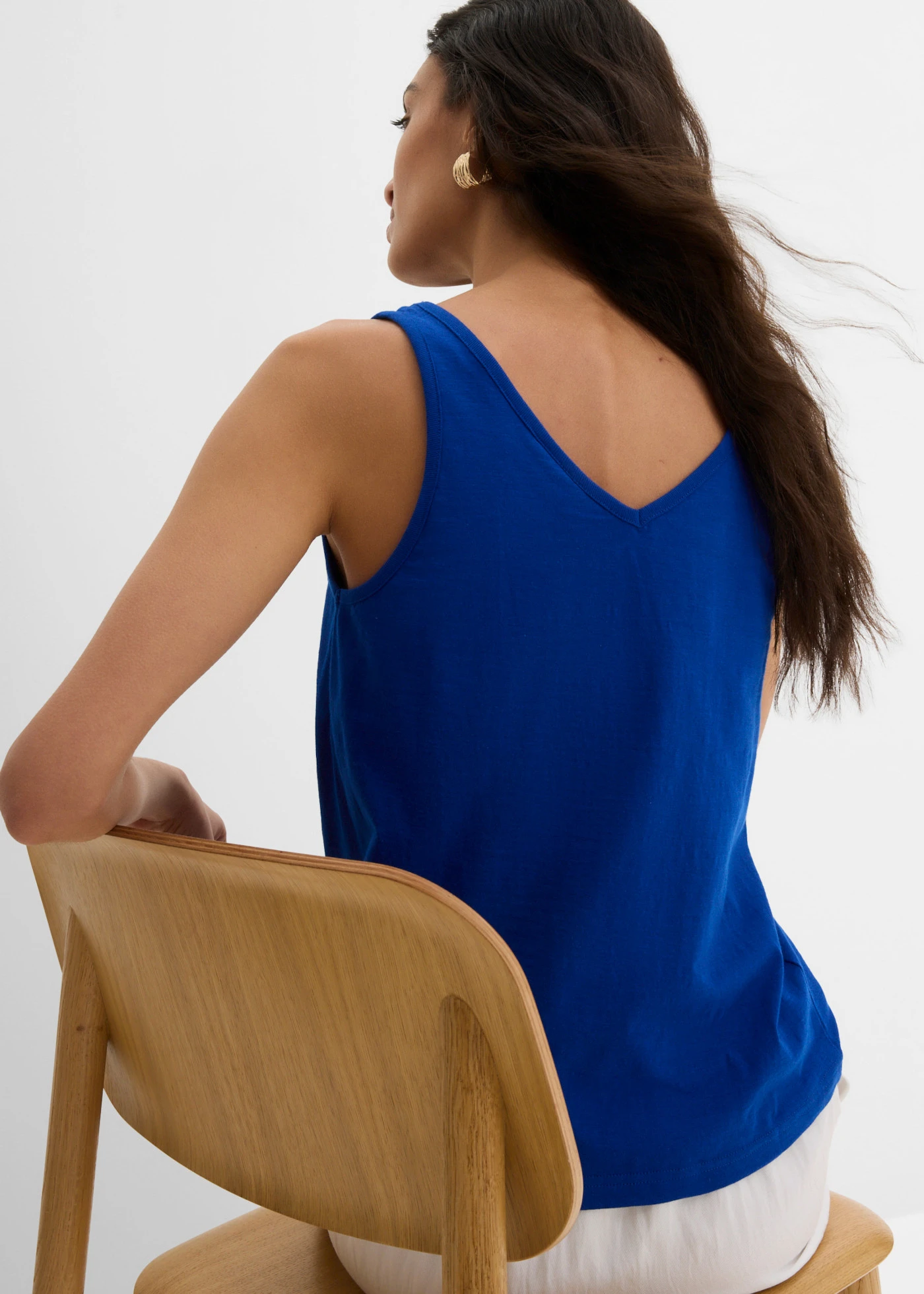 Lot de 2 débardeurs 100% coton • bleu cobalt/noir • product-page.page-title-suffix