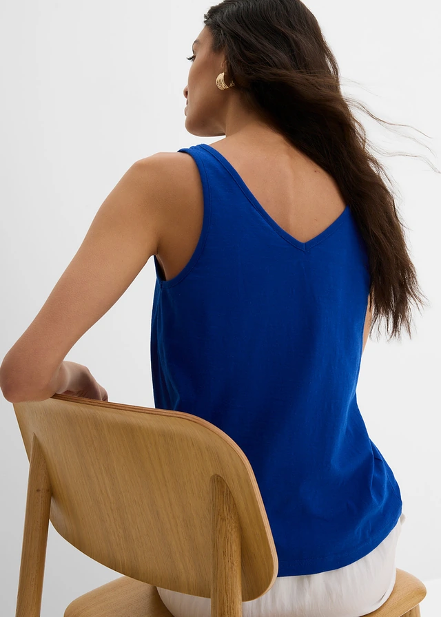 Tanktop van biologisch katoen (set van 2) • kobaltblauw/zwart • product-page.page-title-suffix