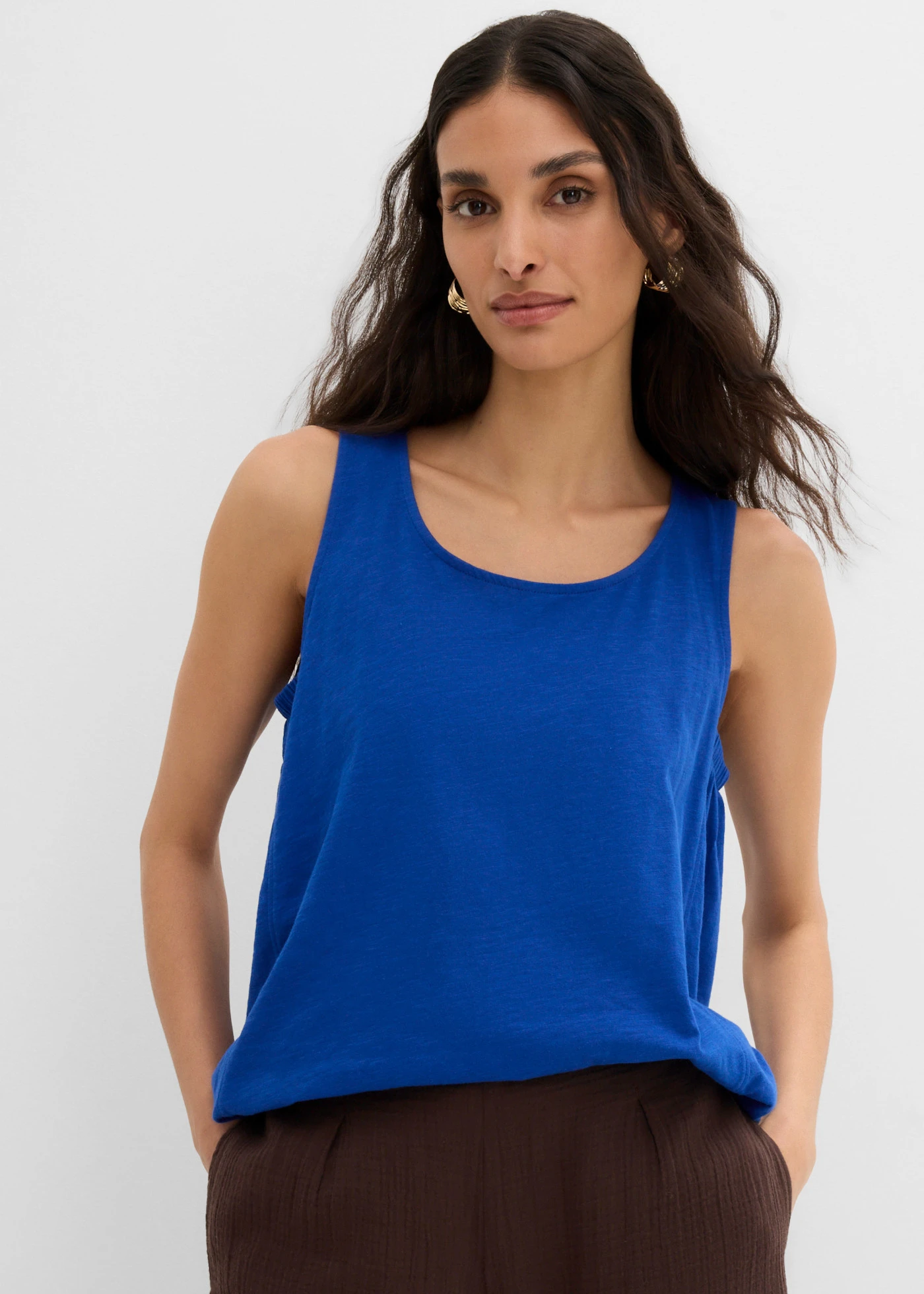 Top 100% coton • bleu cobalt • product-page.page-title-suffix