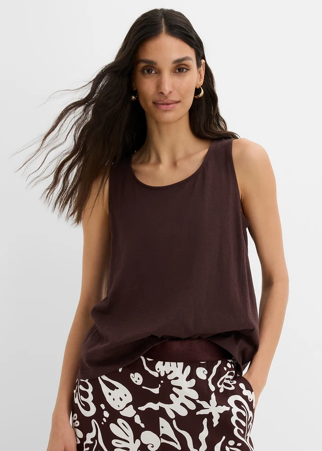 Top 100% coton • marron foncé • product-page.page-title-suffix