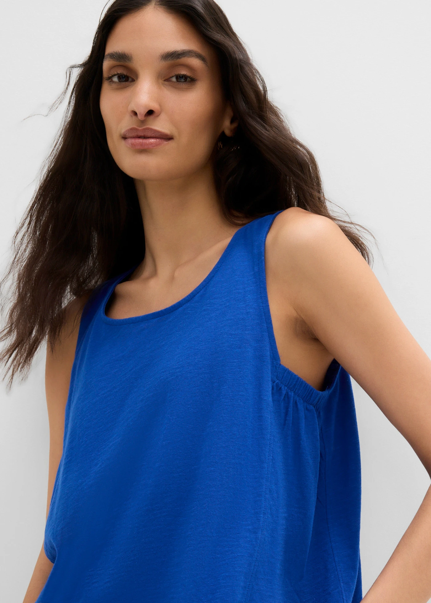 Top 100% coton • bleu cobalt • product-page.page-title-suffix