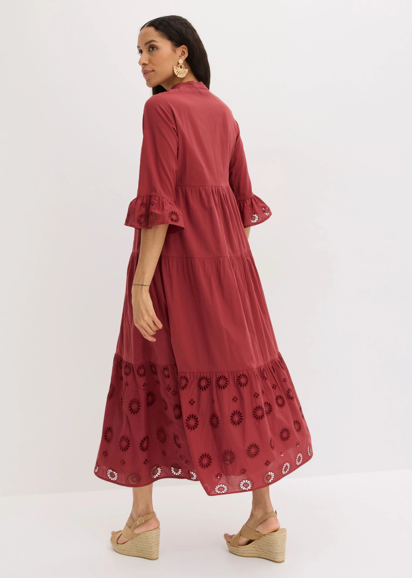 Robe longue 100% coton • rouge désert • product-page.page-title-suffix