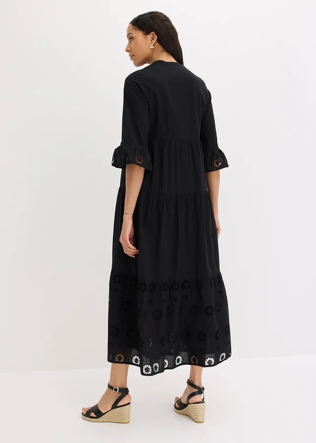 Robe longue 100% coton • noir • product-page.page-title-suffix