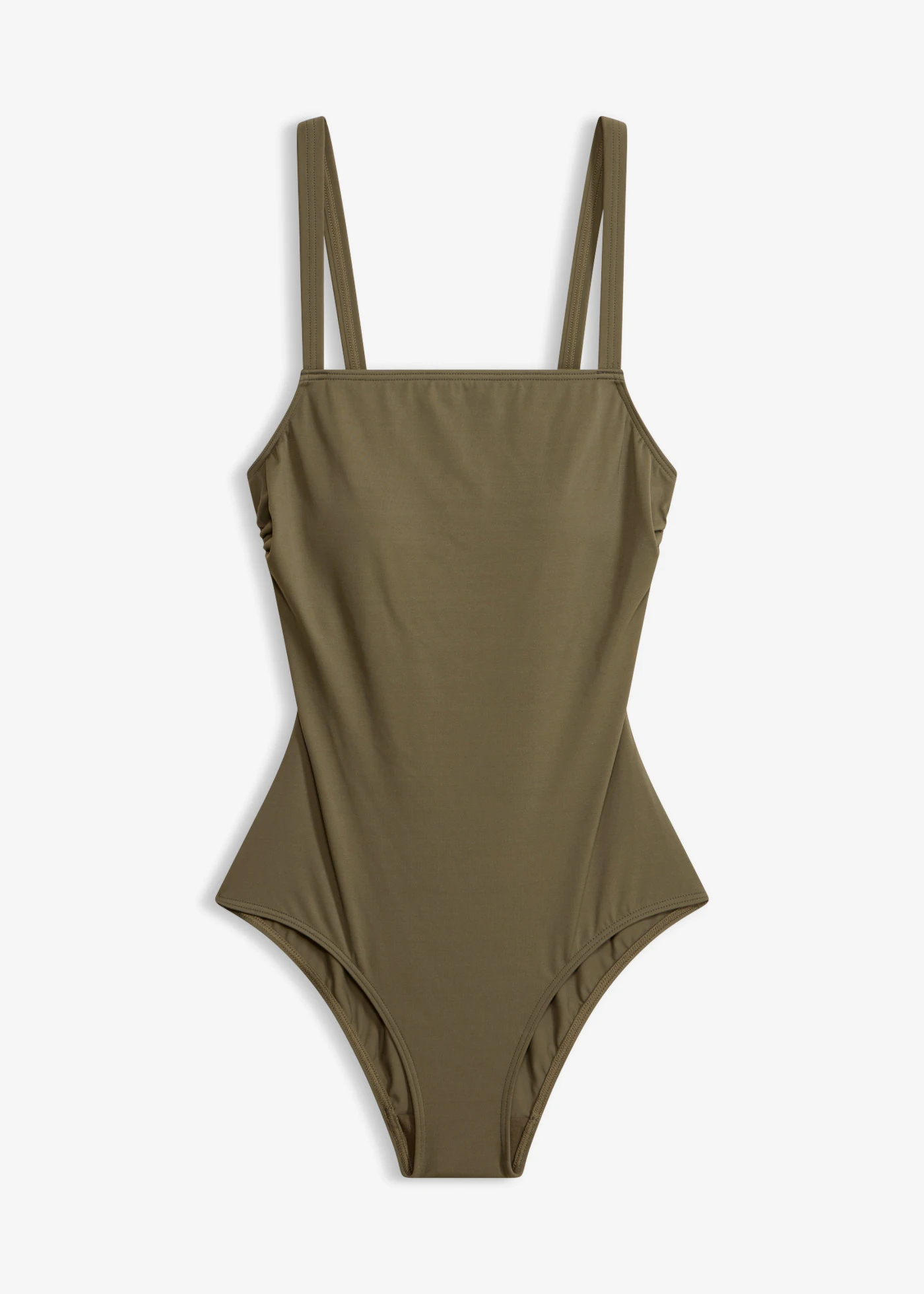 Maillot 1 pièce à encolure carrée • olive foncé • Boutique bonprix