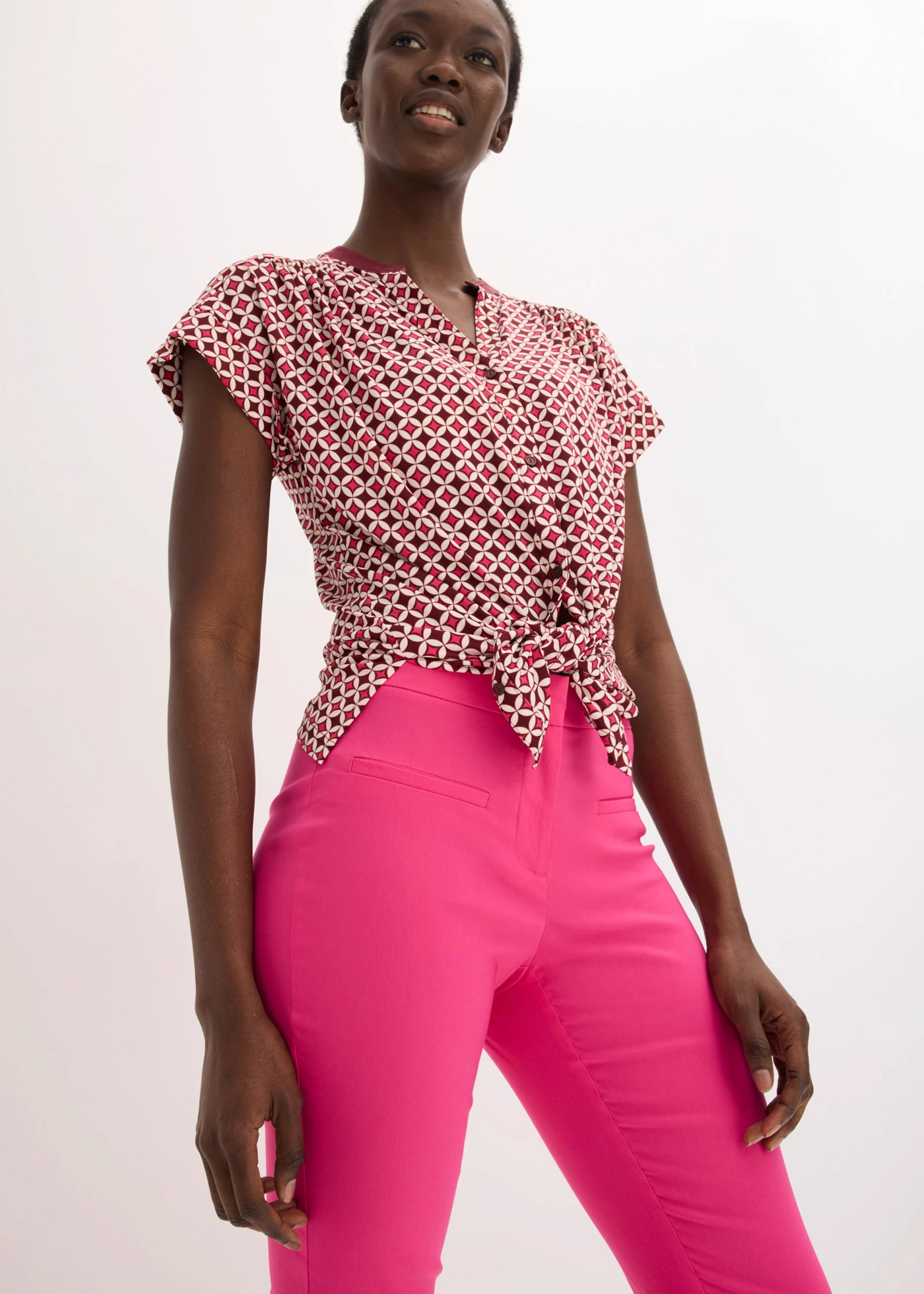 Pantaloni 7/8 • roz pinklady • magazin bonprix