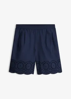 Short 100% coton avec taille élastiquée