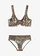 Bikiny minimizer (2-dielne), vystužené ramienka, farba: biela-tmavoolivová