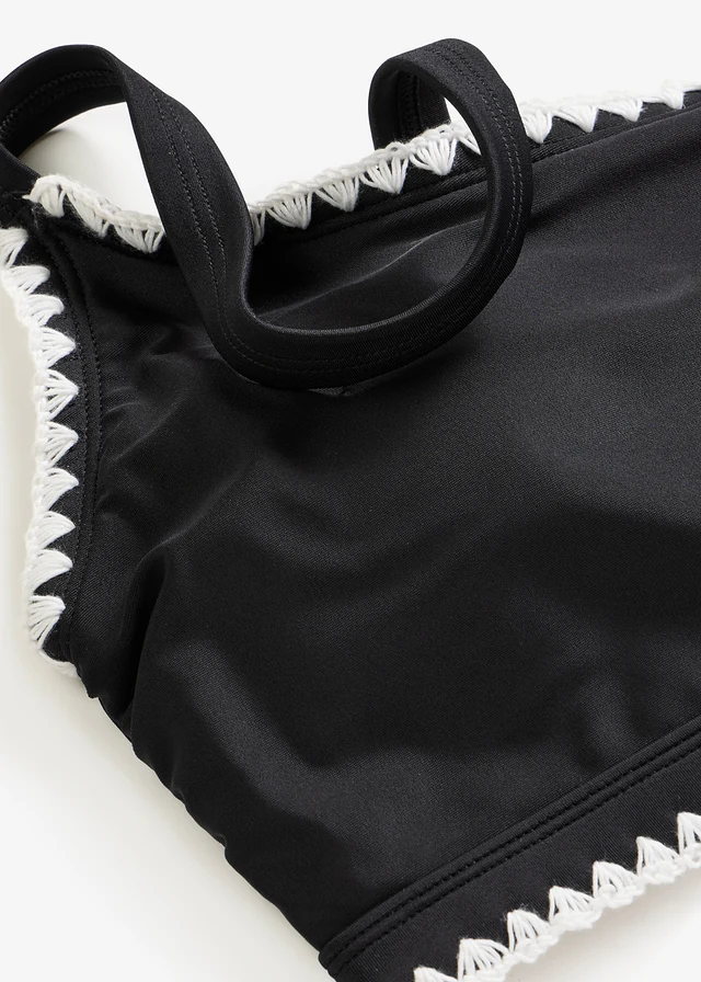 Bralette bikinitop met borduursel • zwart • product-page.page-title-suffix