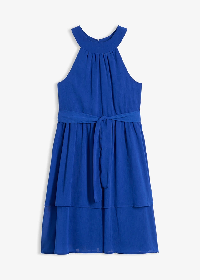 Midi jurk, Kleur: kobaltblauw