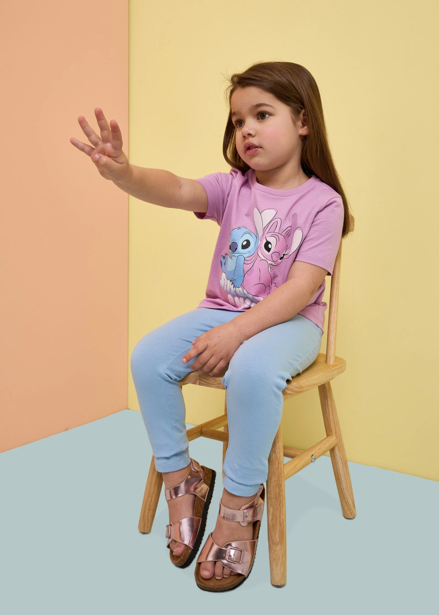 Tricou Disney Stitch din bumbac 100% • roz, cu imprimeu • magazin bonprix