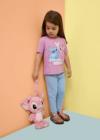 Tricou Disney Stitch din bumbac 100% • roz, cu imprimeu • magazin bonprix